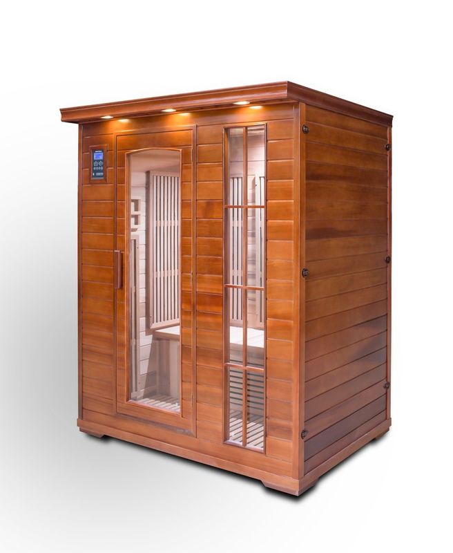 Infrarotsauna Innen Nass Entgiftungsraum Computer Bedienfeld Lichtwelle Nass Geschwitzt Dampfbad