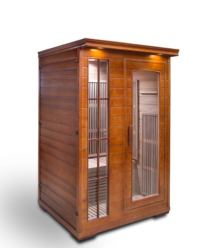 Computer-Bedienfeld Khan Dampfbad Haushalt Doppel-Saunaraum Entgiftung Hemlock-Dampfbad Holz Fern Spa