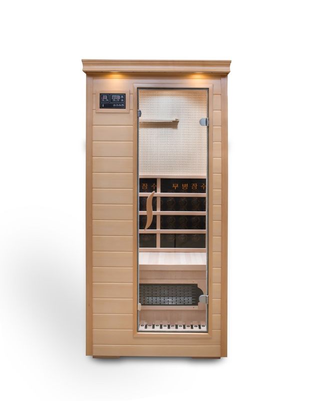 2021 Computer Sauna Home Beauty Detox Sauna Beliebter Raum Öko-freundliche Holz Heemlock Sauna Festholz Siedendes Wasser Bad Korea Japan Ferninfrarot