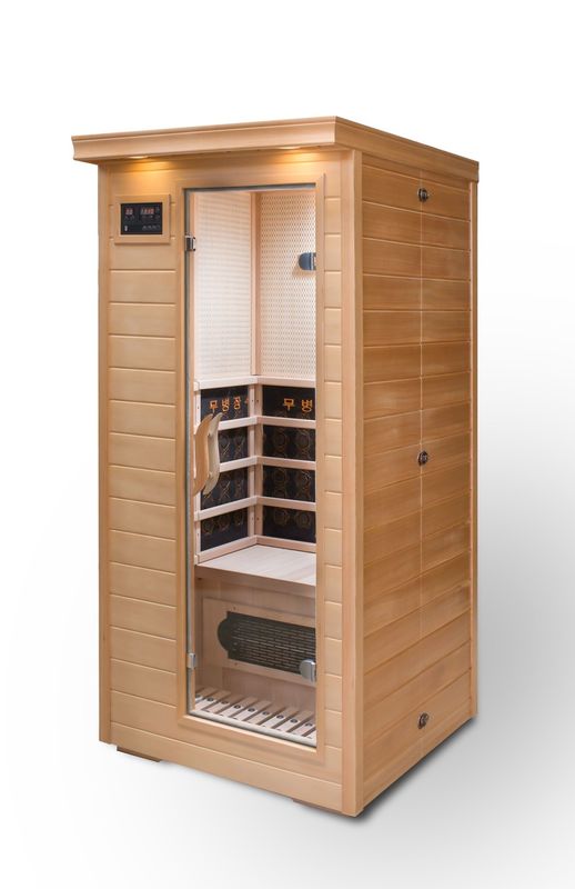 2021 Computer Sauna Home Beauty Detox Sauna Beliebter Raum Öko-freundliche Holz Heemlock Sauna Festholz Siedendes Wasser Bad Korea Japan Ferninfrarot