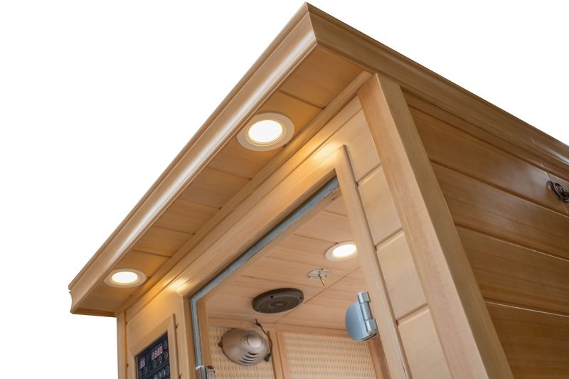 2021 Computer Sauna Home Beauty Detox Sauna Beliebter Raum Öko-freundliche Holz Heemlock Sauna Festholz Siedendes Wasser Bad Korea Japan Ferninfrarot