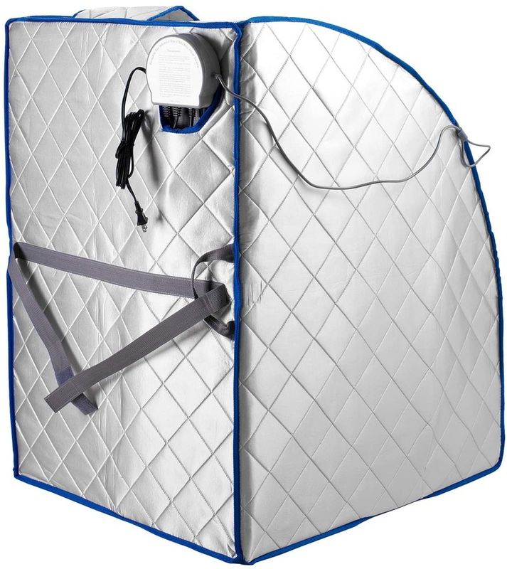 Moderne FAR-Infrarot-Negativ-IR-Ionen-Portable Innenraum-Persönliche Spa-Sauna mit Luft-Ionisator Heizung Fußkissen und Stuhl Timer