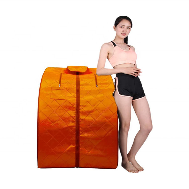 Ein-Personen-Home-Detox-Therapie Moderne tragbare Ferninfrarot-Sauna Verbesserter Stuhl Spa-Bodenmatte