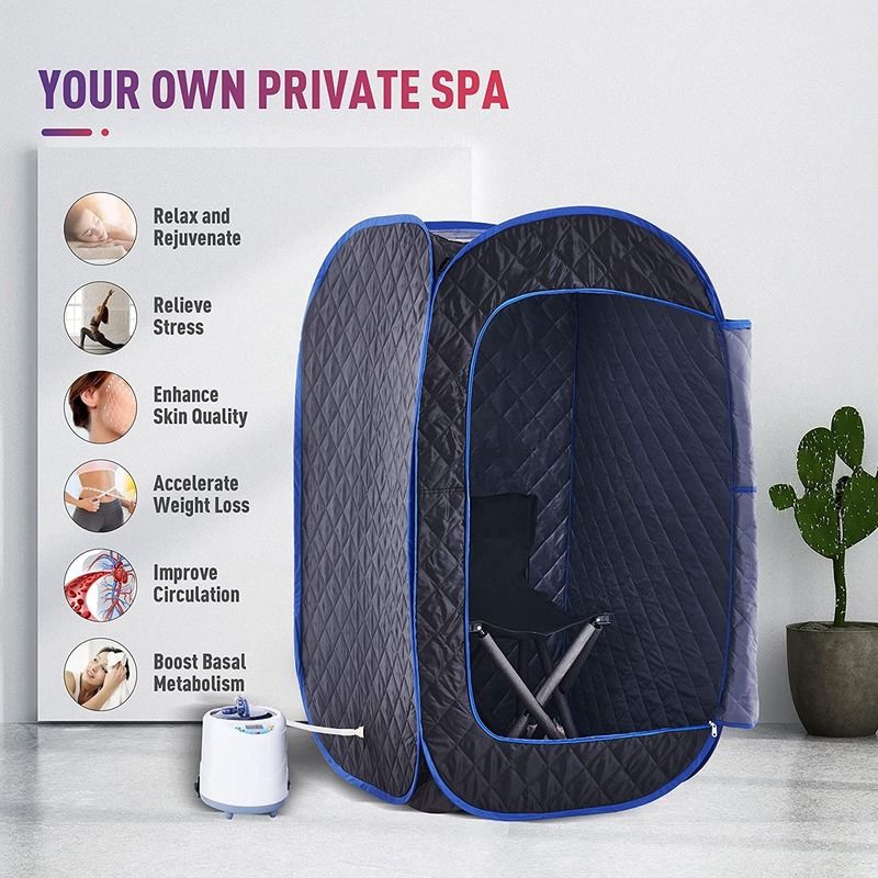 Moderne tragbare Sauna für das Büro und die Reise Sauna für das Dry Spa und Dampfsäune mit Fernbedienung