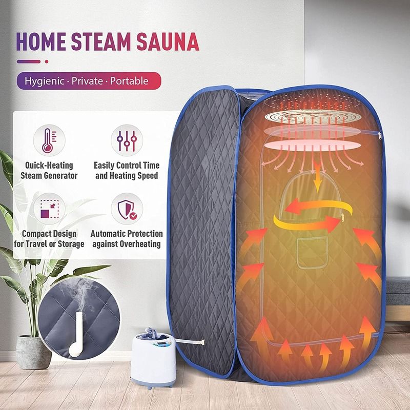 Moderne tragbare Sauna für das Büro und die Reise Sauna für das Dry Spa und Dampfsäune mit Fernbedienung