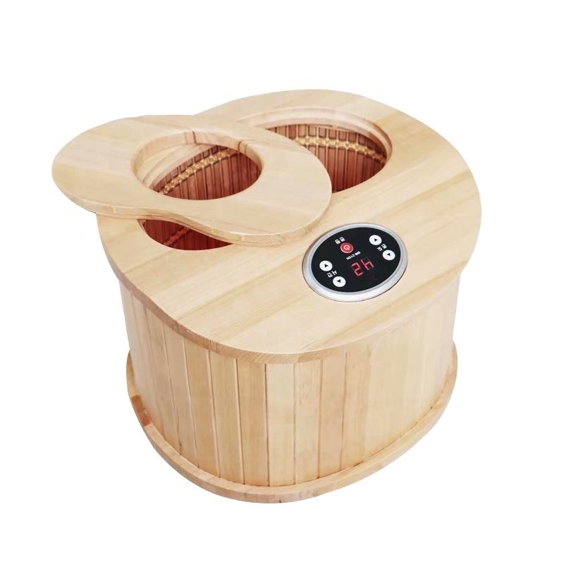 Moderner Großhandel Günstiger Elektrischer Ferninfrarot Tragbarer Badeheizung Gesundheit Sauna Fußbad Sitz Trockensauna Fußmassagegerät Fuß-Spa