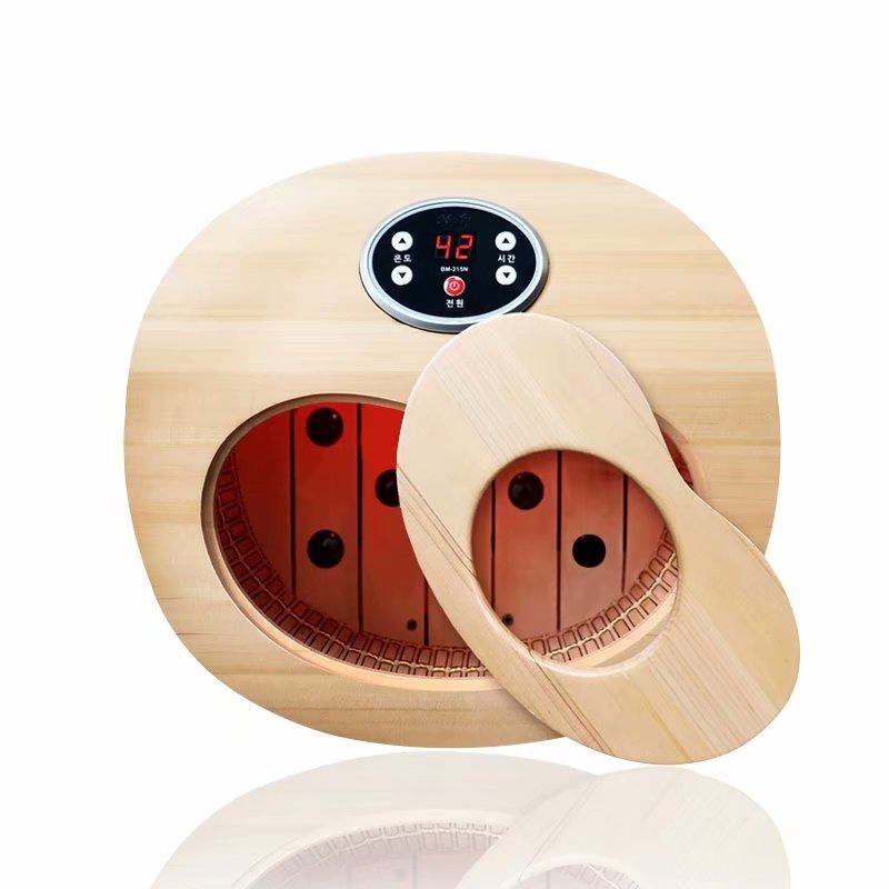 Moderner Großhandel Elektrischer Fern-Infrarot-Badheizer Gesundheit Sauna Fußbad Sitz Trocken-Korea Sauna Fußmassager Fuß Spa