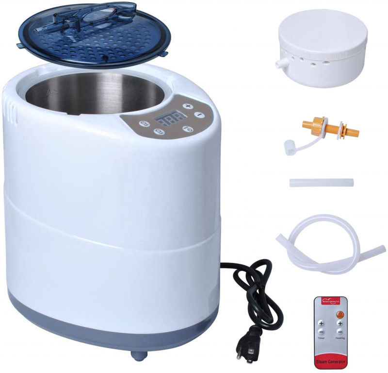 4.2L 220V/110V USA EU Stecker Moderner Hochwertiger Dampfer Tragbarer Elektrischer Sauna-Dampfgenerator Saunaheizung für Indoor-Saunaraum