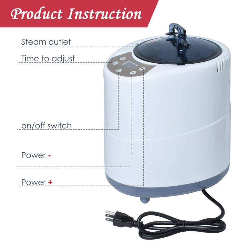 4.2L 220V/110V USA EU Stecker Moderner Hochwertiger Dampfer Tragbarer Elektrischer Sauna-Dampfgenerator Saunaheizung für Indoor-Saunaraum