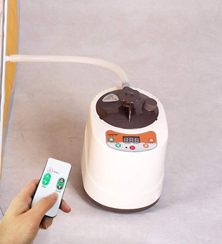 2 Liter Moderner tragbarer Sauna-Dampfgenerator für Heimsaunen, Spa-Gerät für Körperentgiftung, Gewichtsverlust, US-EU-Stecker