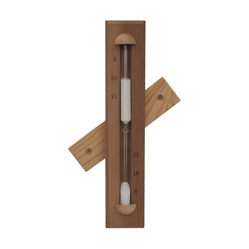 Traditionelle Luxus-Zeder-Wand-Rotationssauna Sand 15 Minuten Timer wählen Sie Ihren Sand Farbe Weiß